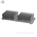 CNC machined extruded aluminum heat sink 200mm